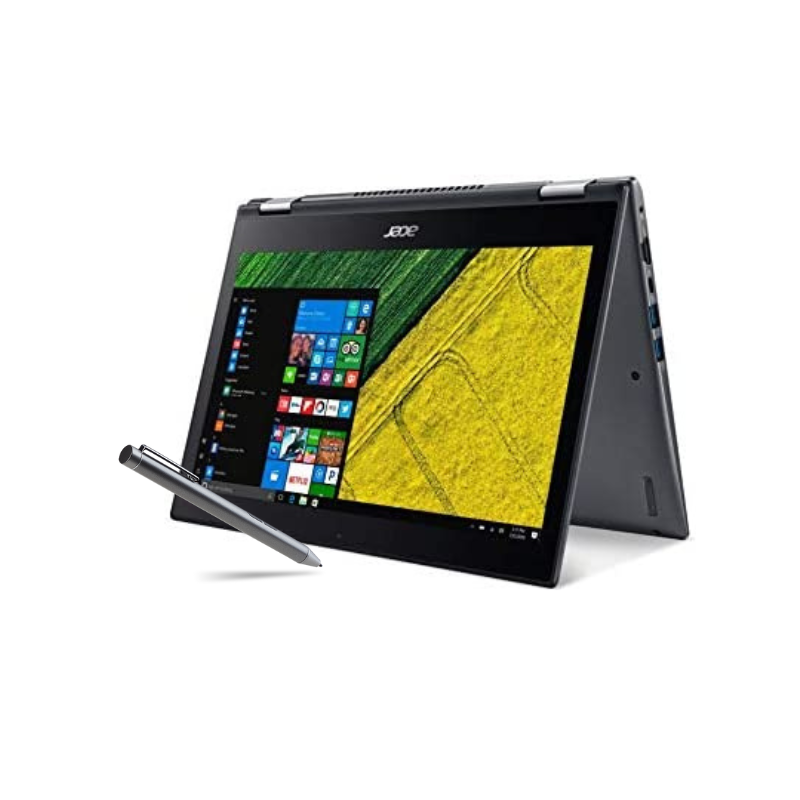 Acer Spin SP111-32N-C4C7 11.6" 2-in-1 Laptop- Intel Celeron N3350/64GB eMMC/4GB RAM/Windows 11 Pro with Stylus Pen- NX.GRMSA.005