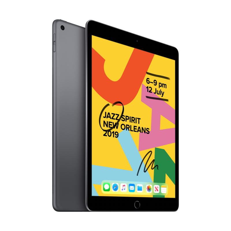 Refurbished APPLE iPad 7th generation 10.2" Wi-Fi Only | Space Grey | 128GB | 90 Days Warranty