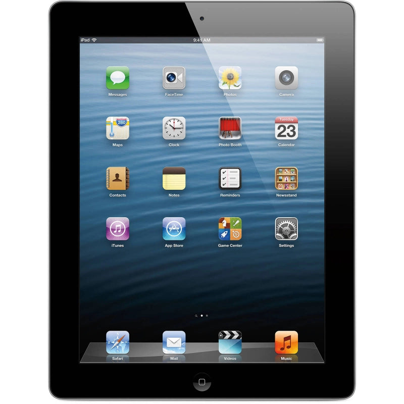 Refurbished Apple iPad 4th Gen Wi-Fi Only Tablet (A1458) -32GB (Black) - MD511X/A | 90 Days Warranty