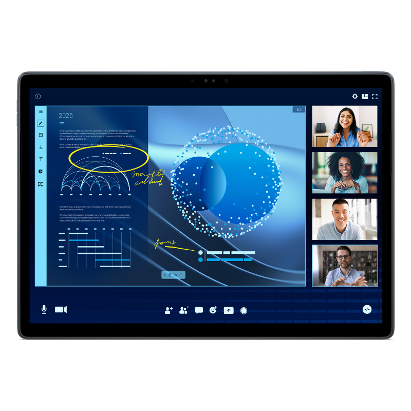 Dell Latitude 7350 13" QHD Touch Detachable Tablet - Intel Core U5-134U/16GB RAM/256GB SSD/Windows 11 Includes Keyboard