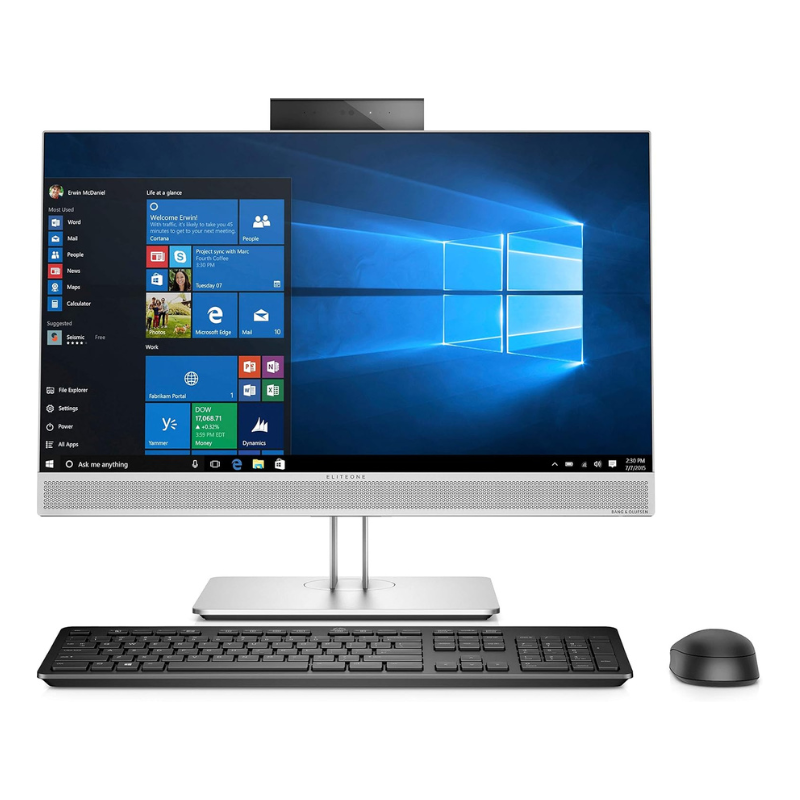 HP EliteOne 800 G4 All in One 23.8" FHD Desktop PC- Intel Core i5-8500/16GB RAM/256GB SSD/Windows 11
