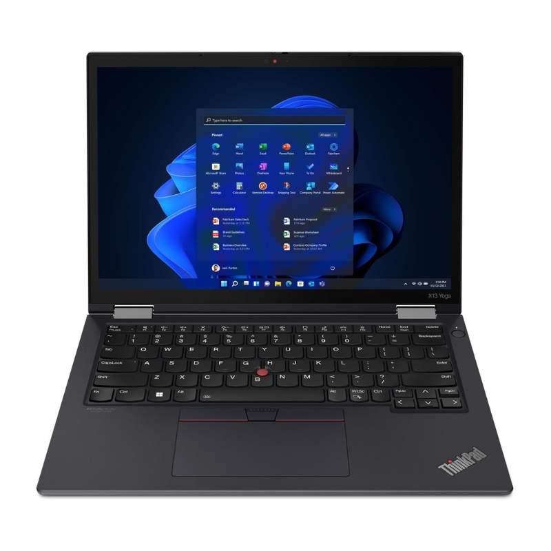 Lenovo Thinkpad X13 Yoga Gen 3 13.3" FHD 2 in 1 Touch Laptop - Intel Core i7-1255U/16GB RAM/512GB SSD/Iris Graphics/Windows 11 Home