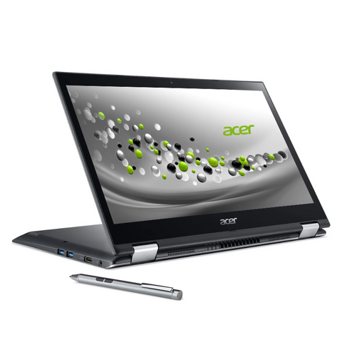 Acer Spin SP314-51 14" 2-in-1 Laptop- Intel Core i5-8250U/256GB SSD/8GB RAM/Windows 11 - NX.GZRSA.004 with Stylus Pen