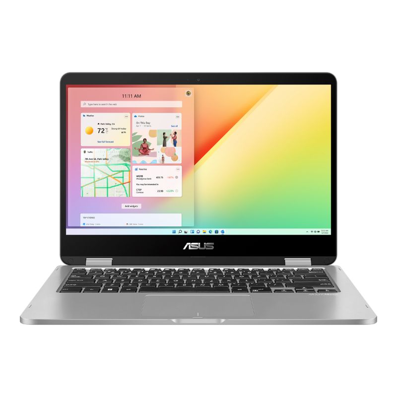 ASUS Vivobook Flip 14 2 in 1 Laptop - Intel Celeron N4000/128GB SSD/4GB/Windows 11-TP401MA-BZ158TS
