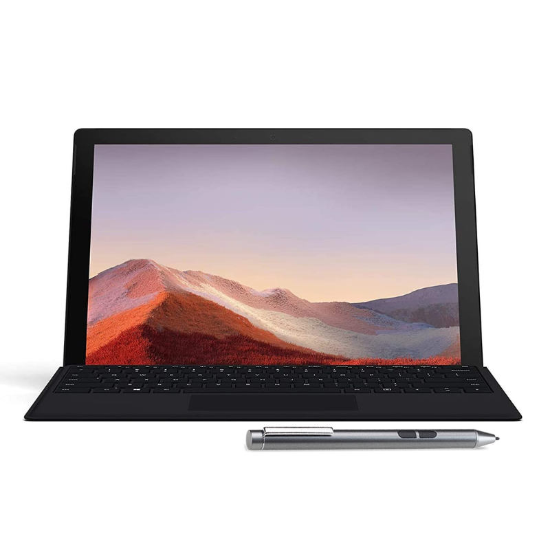 Microsoft Surface Pro 7 - 10th Gen Intel Core i5/256SSD/8GB RAM/Windows 11 Pro - 1866 with Keyboard Cover and Stylus Pen