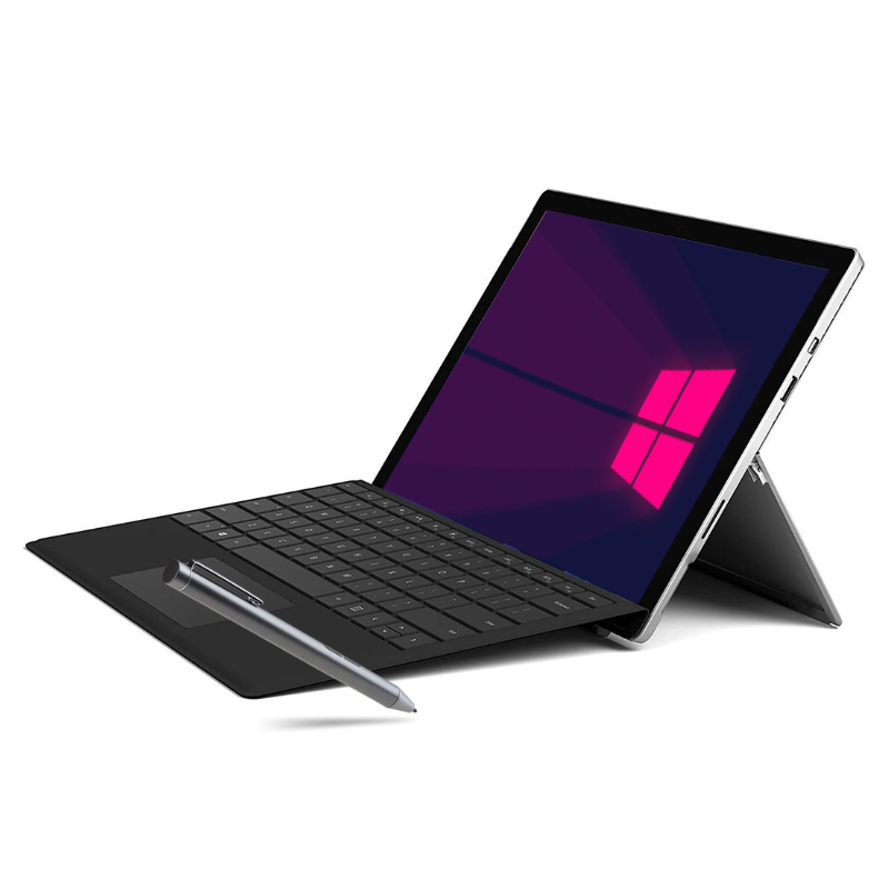 Microsoft Surface Pro 5 - Intel Core i5/128GB SSD/4GB RAM/Windows 11 - A1796 with Surface Keyboard and Stylus Pen