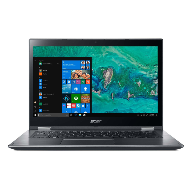 Acer Spin SP314-51 14" 2-in-1 Laptop- 8th Gen Intel Core i5/128GB SSD/8GB RAM/Windows 11 - NX.GZRSA.004
