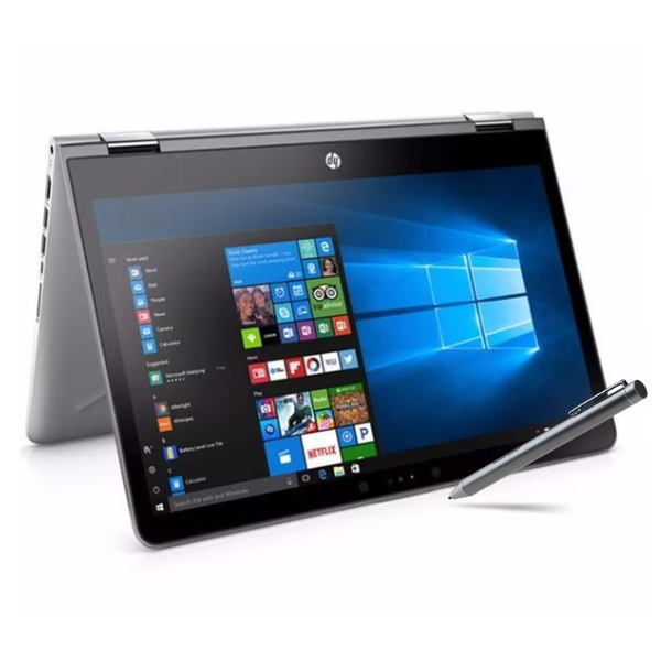 HP Pavilion x360 - 14-cd0007tu - 8th Gen Intel core i3/16GB RAM/256GB SSD+1TB HDD/Windows 11 - 4BU26PA includes Stylus Pen