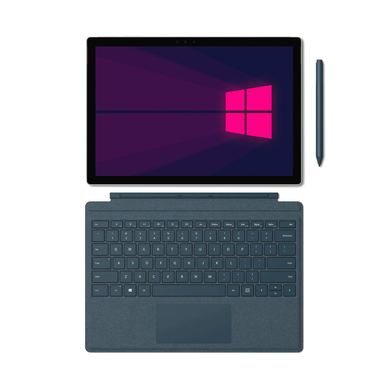 Microsoft Surface Pro 5 - Intel Core i5/128GB SSD/4GB RAM/Windows 11 - A1796 with Surface Keyboard and Stylus Pen