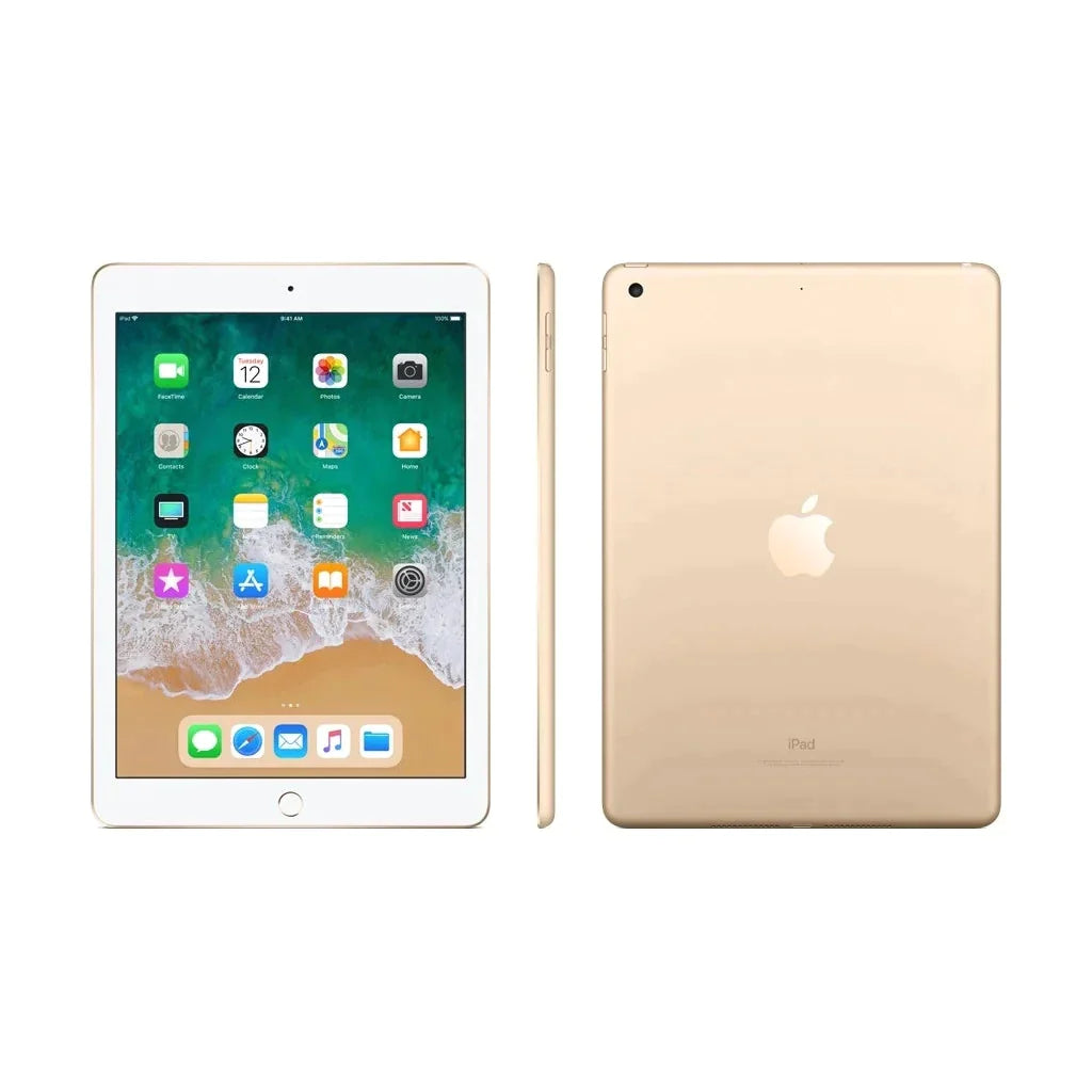 Refurbished Apple 9.7" 5th Gen iPad Wifi only - 128GB SSD | Gold | 90 Days Warranty