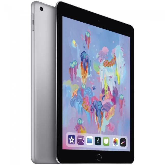 Refurbished APPLE iPad 6th generation 9.7" Wi-Fi Only | Space Grey | 128GB | 90 Days Warranty