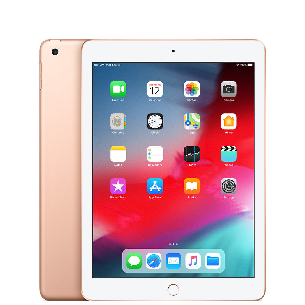 Refurbished APPLE iPad 6th generation, 9.7" Wi-Fi Only | Rose Gold | 128GB | 90 Days Warranty