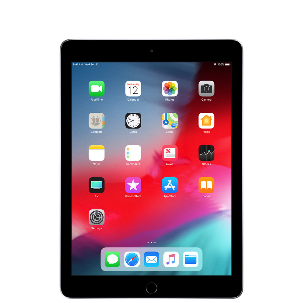 Refurbished APPLE iPad 6th generation 9.7" Wi-Fi Only | Space Grey -128GB | 90 Days Warranty